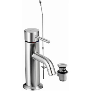 Single-hole basin mixer tap with waste fitting, MARATHON